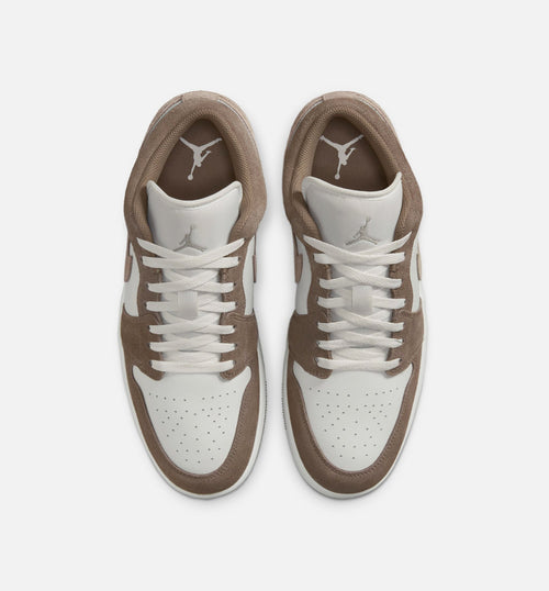 Air Jordan 1 Low Men's Lifestyle Sneakers - Olive Grey/Enigma Stone/Summit White