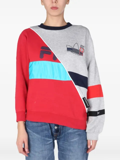 1/OFF colourblock logo sweatshirt