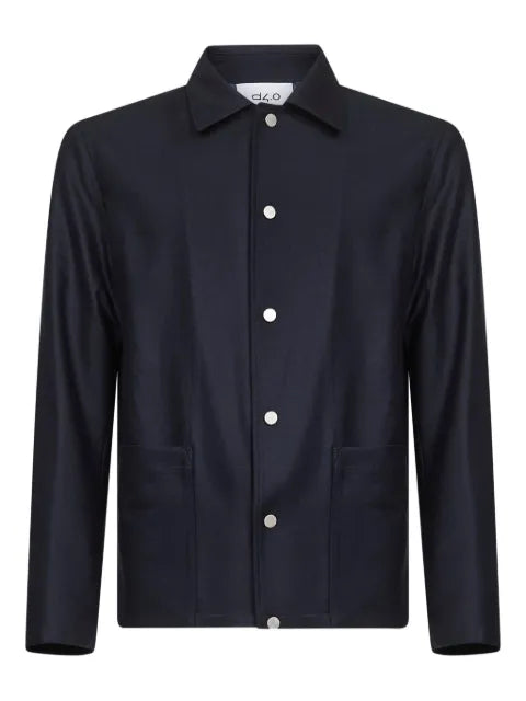 D4.0 snap-button wool jacket