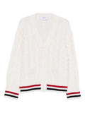 Thom Browne Cable Knit wool cardigan
