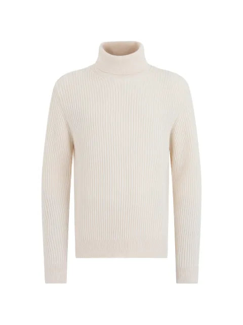 slowear ribbed-knit roll-neck sweater