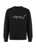 Rip Curl Script logo-intarsia knitted sweater