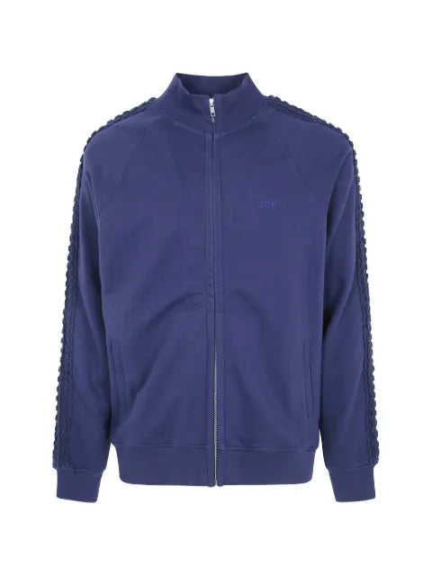 Arte Antwerp logo-embroidered zip-fastening jacket