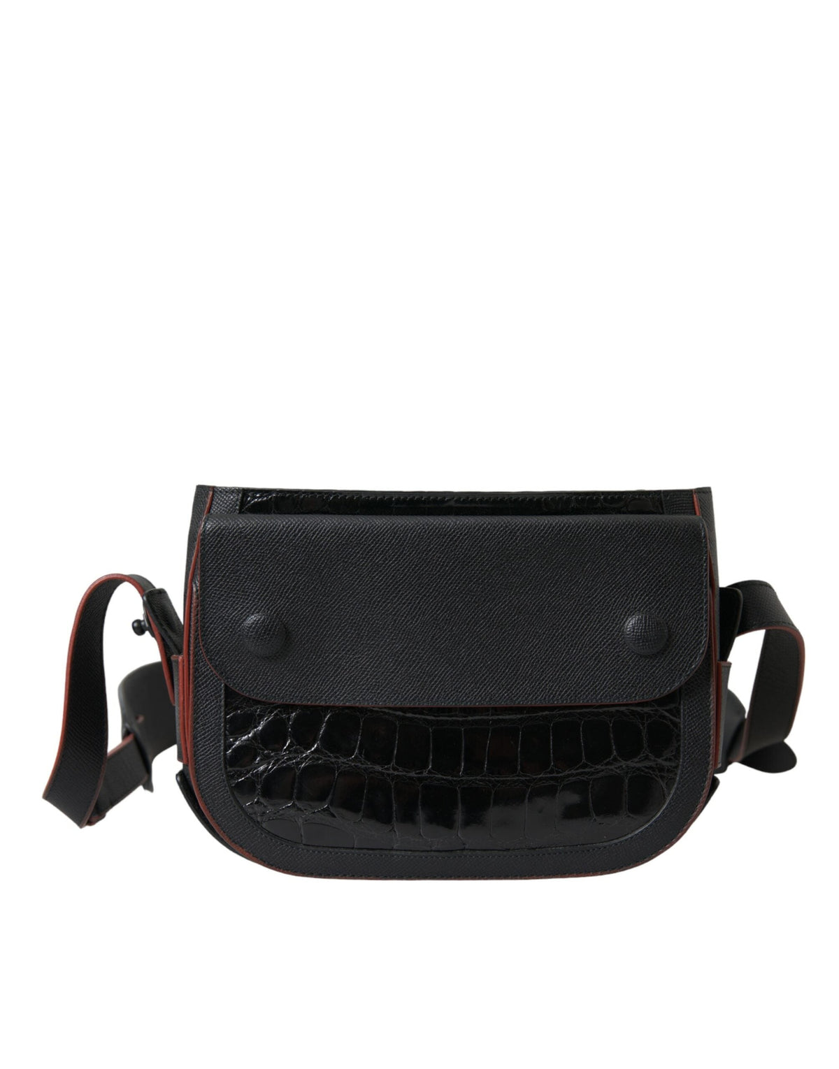 Black Exotic Leather Camera Bag