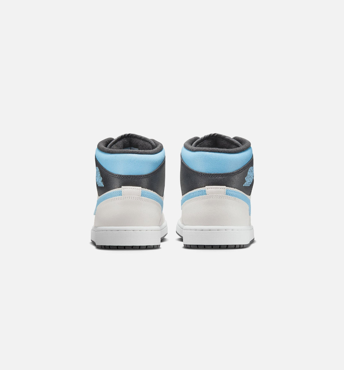 Air Jordan 1 Mid SE Men's Lifestyle Shoes - Summit White/Blue Chill/Black
