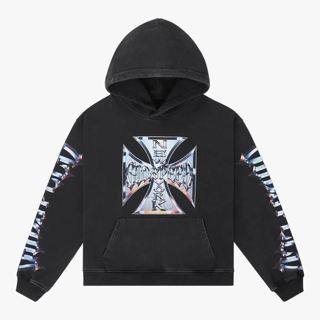 Godspeed Motto Chrome Hoodie Black