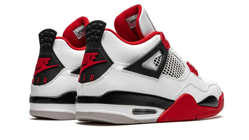 Air Jordan 4 Retro 'Fire Red' 2020 – OG Black & Fire Red Colorway with Cement Grey Accents