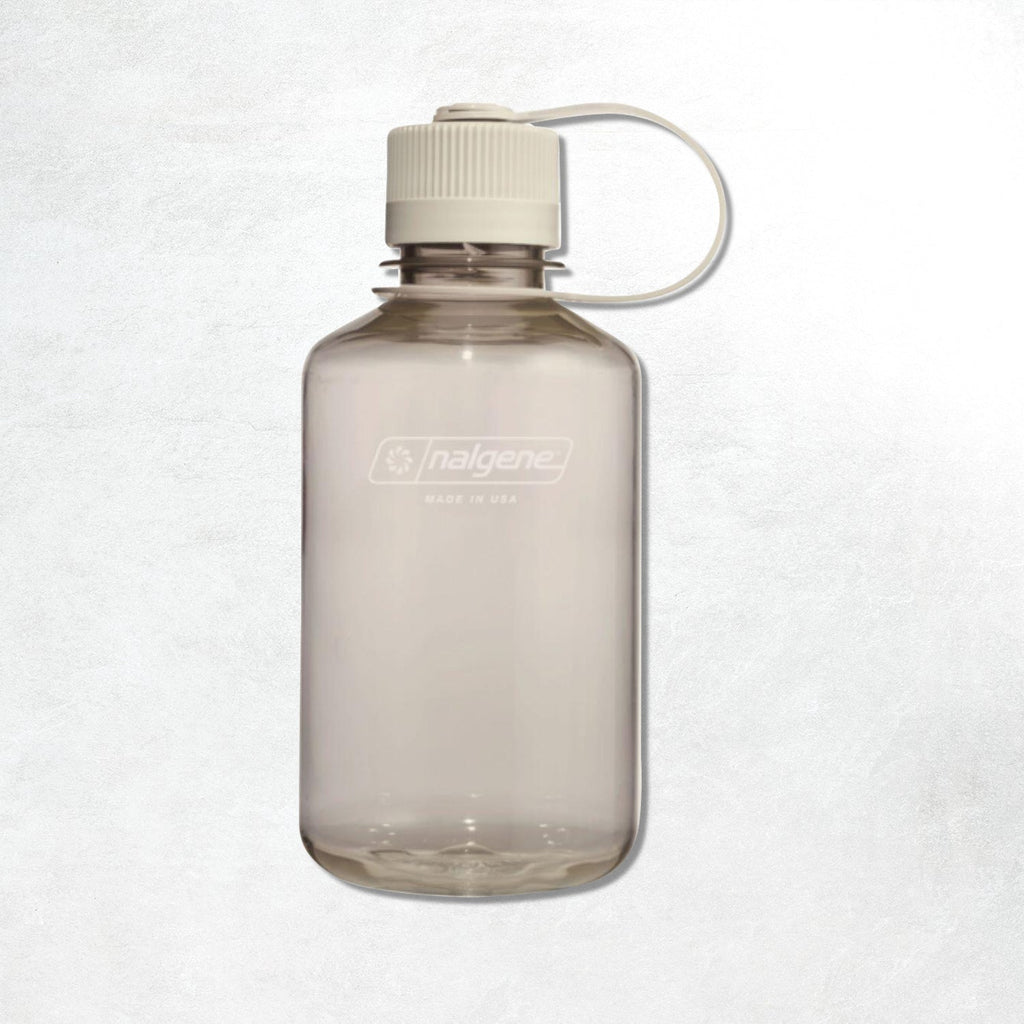 Nalgene 0.5L Narrow Mouth Tritan Sustain Water Bottle: Monochrome COTTON