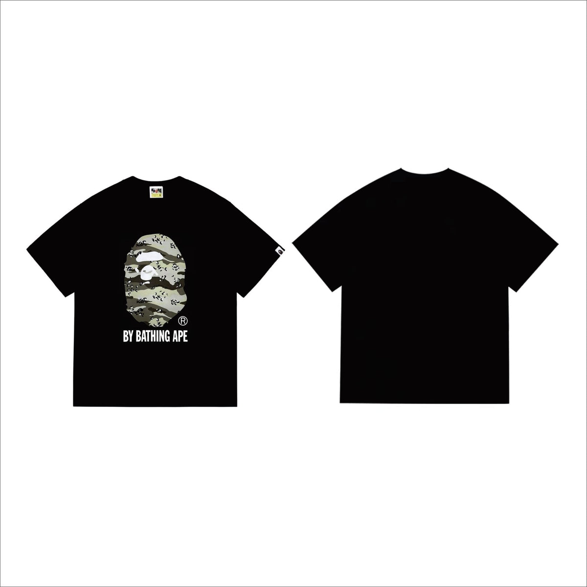 BAPE Olive Camo Ape Head Graphic T-Shirt