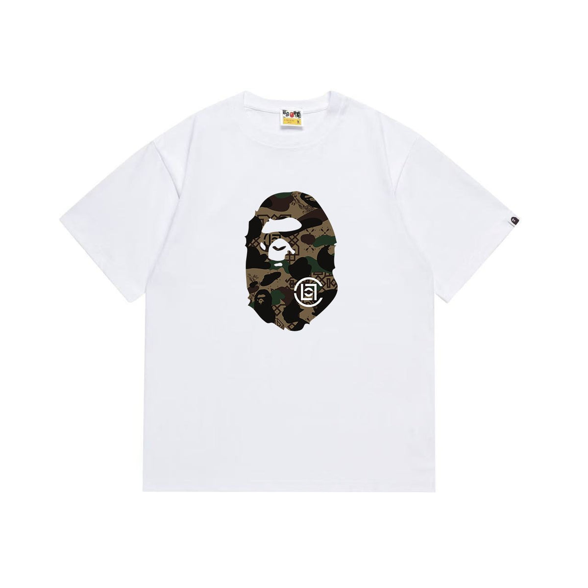 BAPE Green Camo Ape Head Graphic T-Shirt