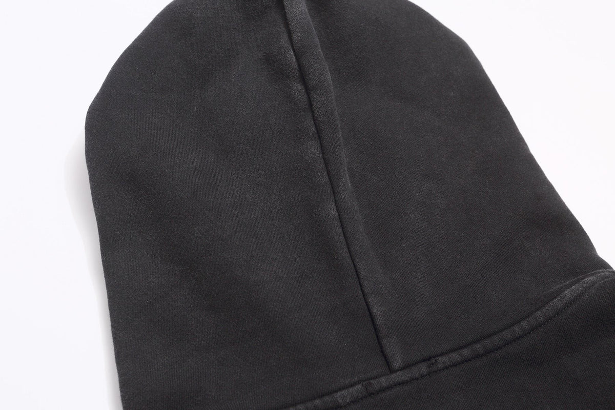 Fear of God Washed Black Side-Pocket Graphic Hoodie
