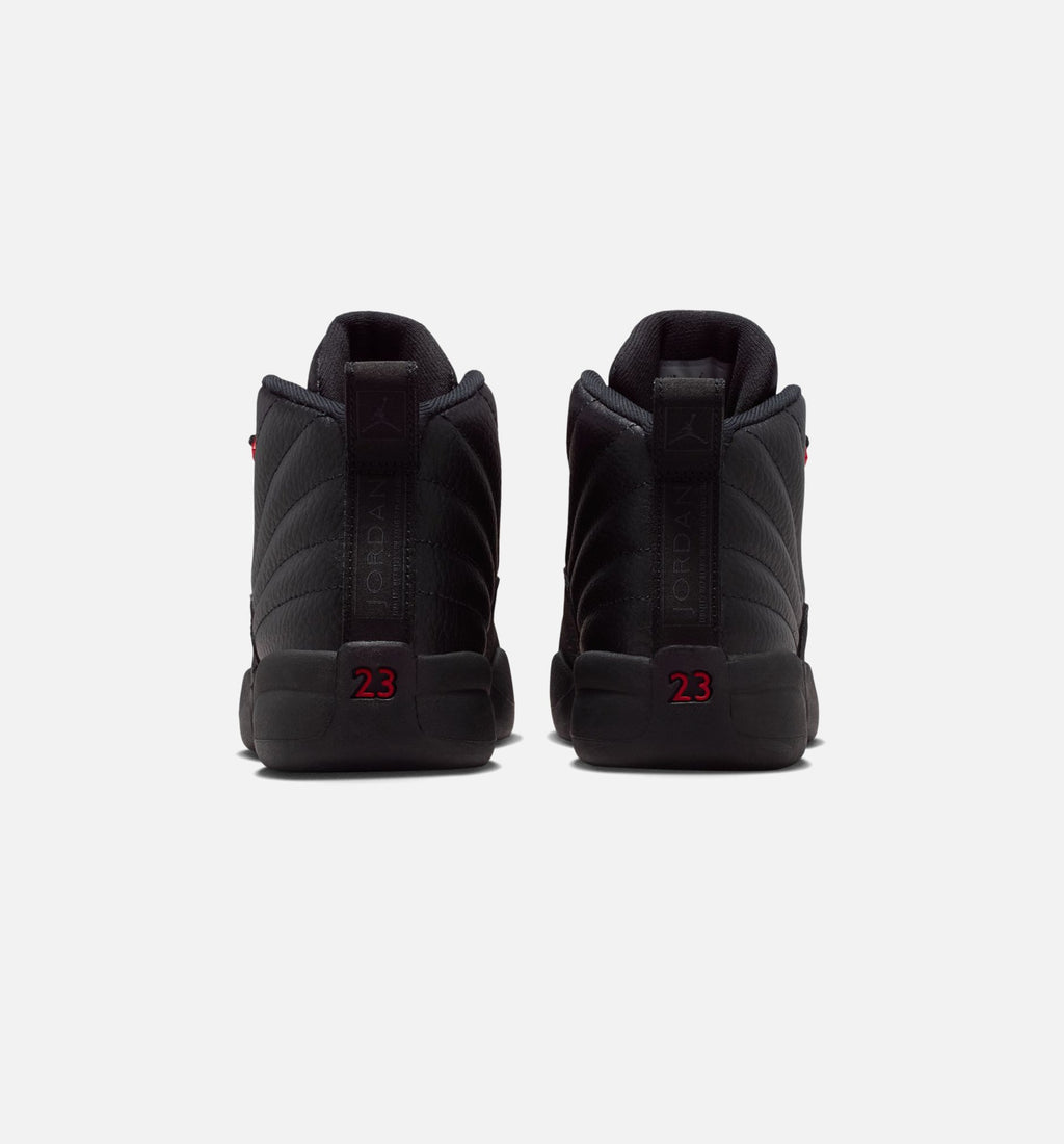Air Jordan 12 Retro Bloodline – Preschool Lifestyle Shoe in Black/Varsity Red