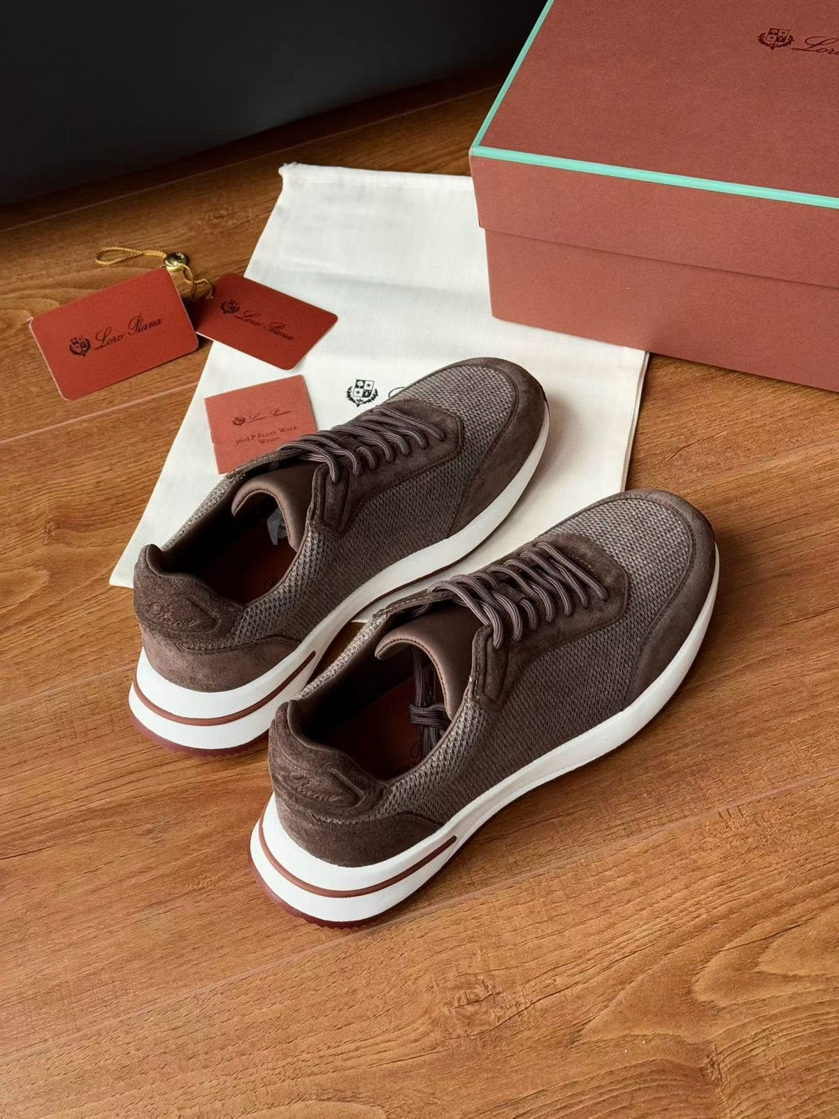 Loro Piana Week End Walk Knit Sneaker